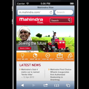Mahindra-Mahindra-Corporate-Group-Mobile-Site