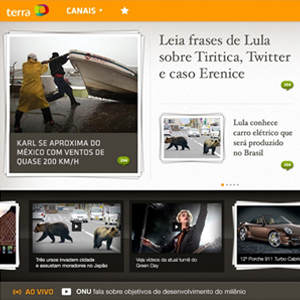 Terra Mobile Web Tablet Experience
