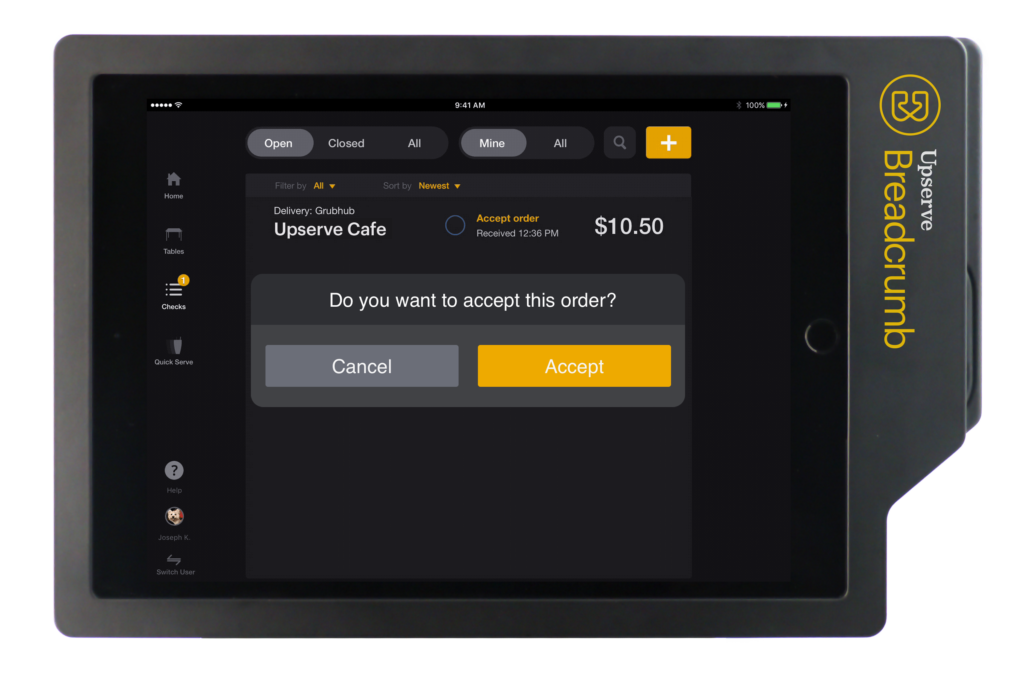 Breadcrumb POS by Upserve UX Awards